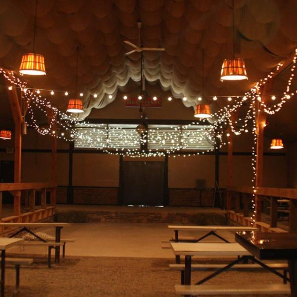 Interior view of this affordable wedding venue, the ideal setting for an intimate barn wedding.