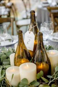 romantic wedding table lighting